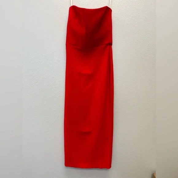 Callan Stretch Crepe Strapless Dress - Picture 7 of 12